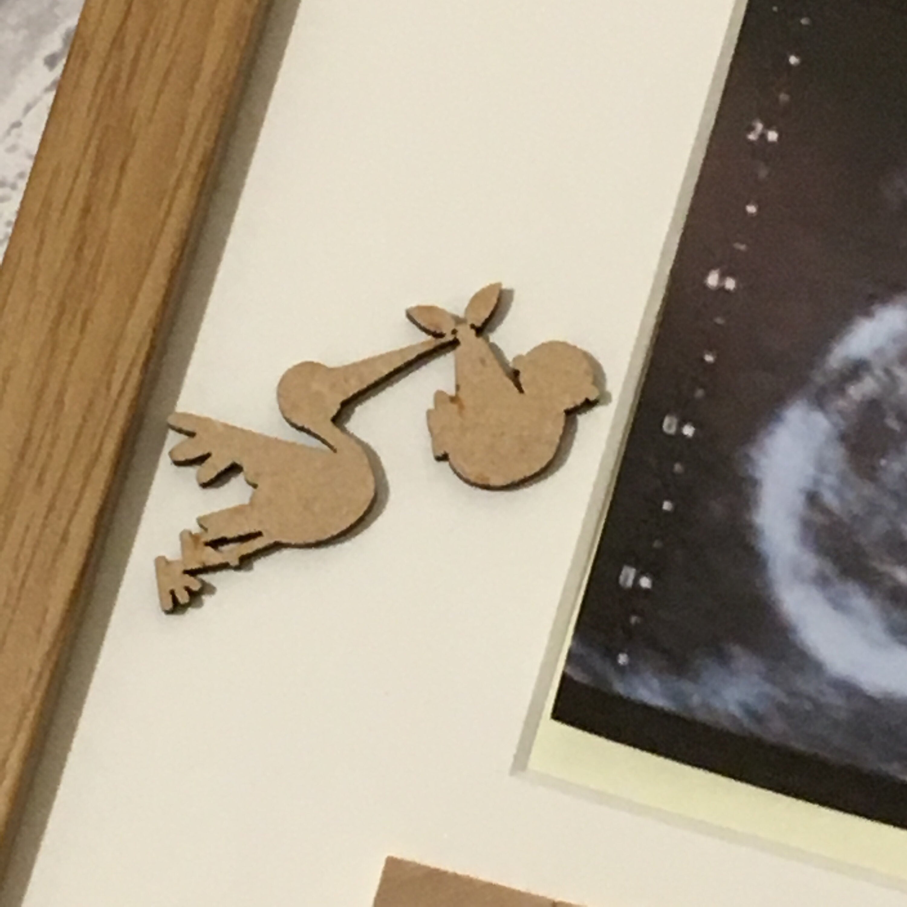 Baby Scan Photo Frame - Special Delivery - Personalised with Due Date