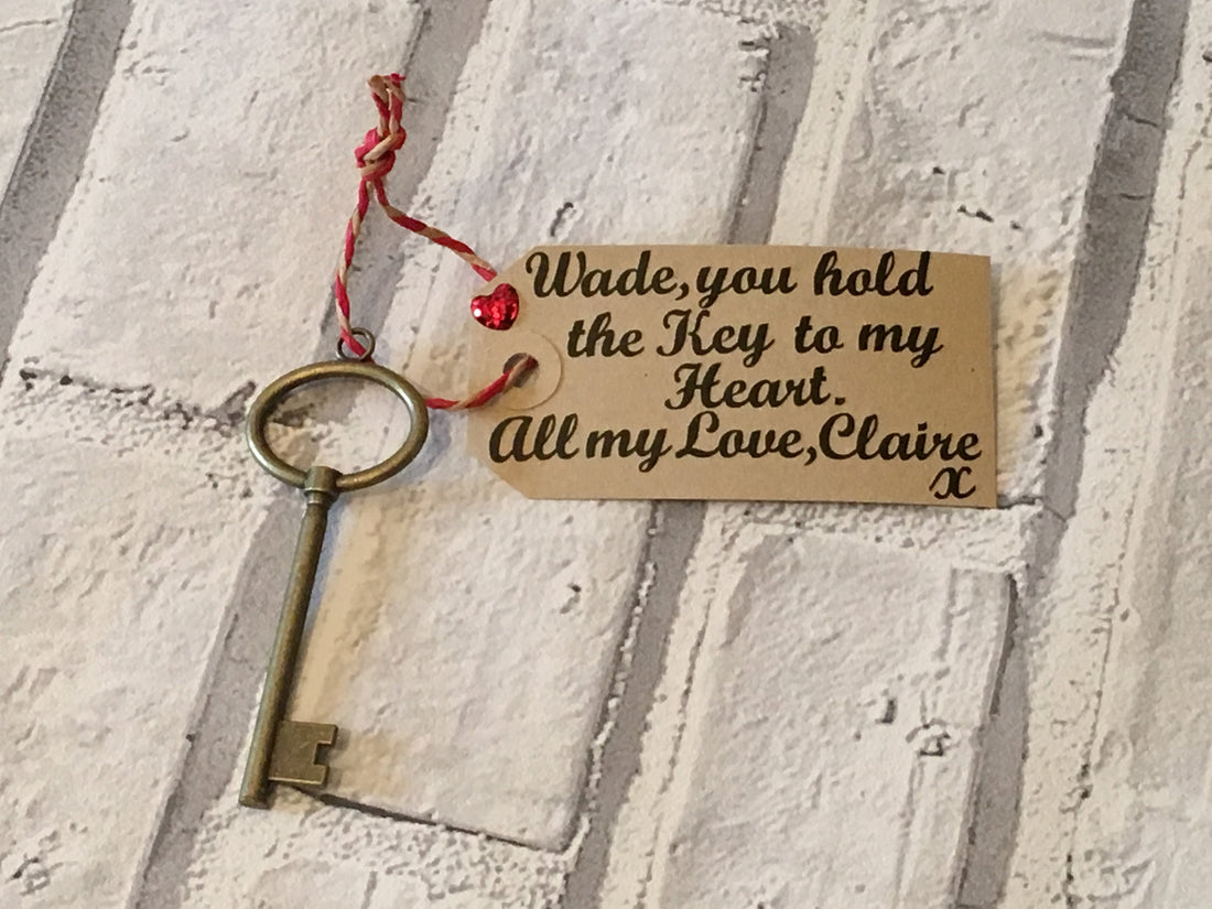 Key To My Heart - Beautiful Love Token - Perfect for Valentines or Anniversaries