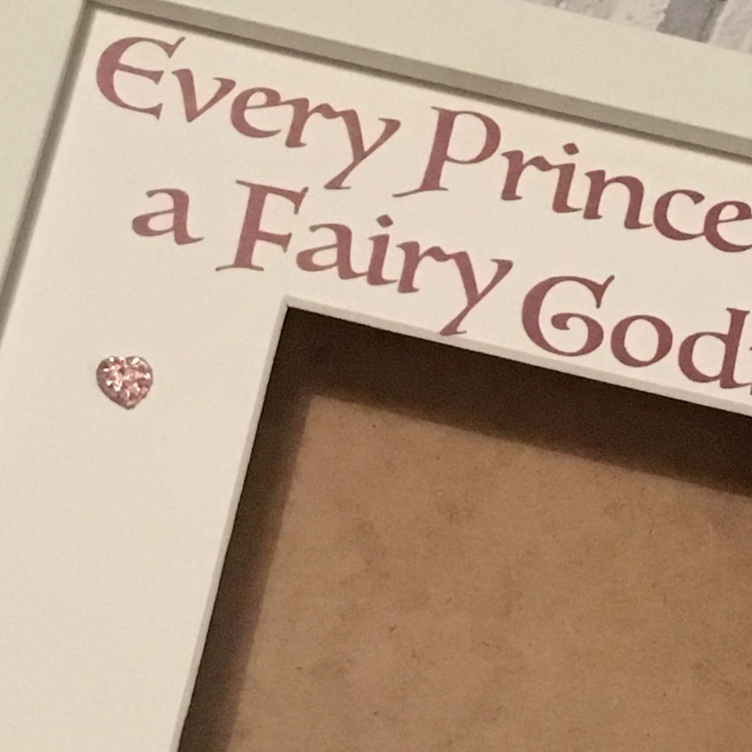 Fairy Godmother Proposal Frame - Godmother Christening Gift