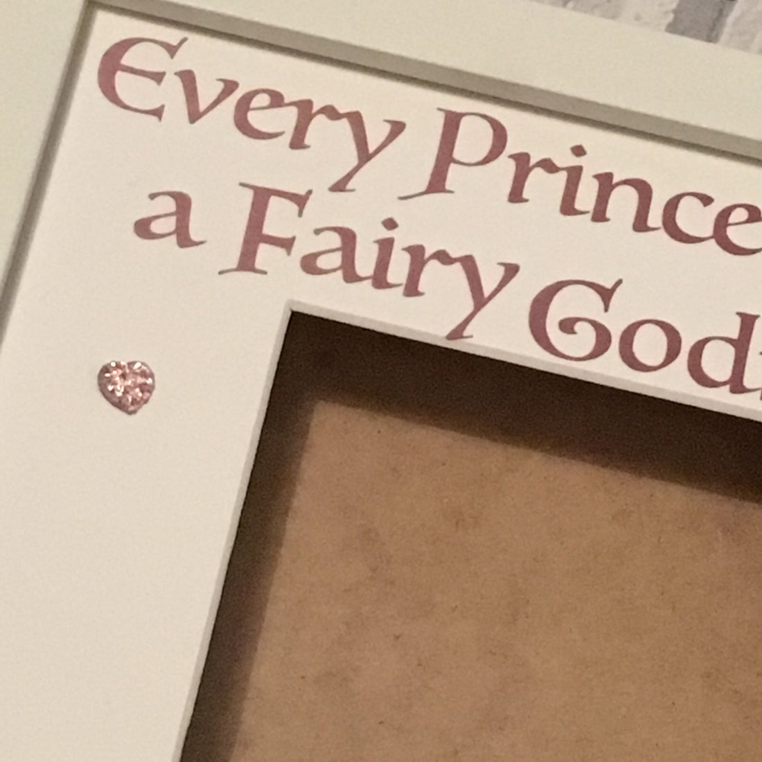 Fairy Godmother Proposal Frame - Godmother Christening Gift