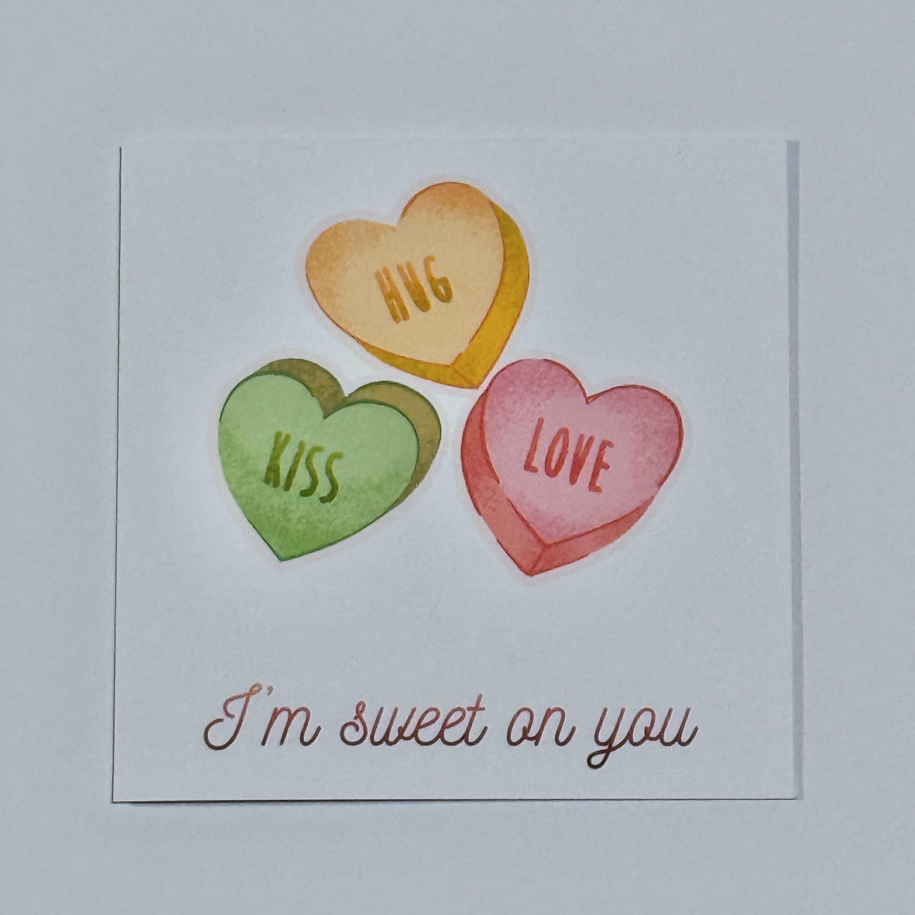 Sweet Heart Valentines Card | Playful Love Message, Anniversary