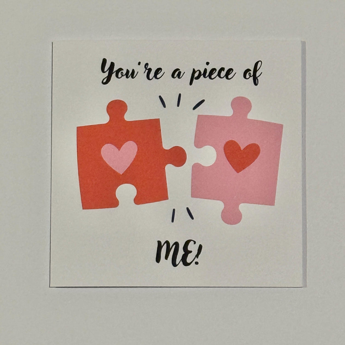 Puzzle Piece Valentines Card | Romantic Card for Boyfriend, Girlfriend