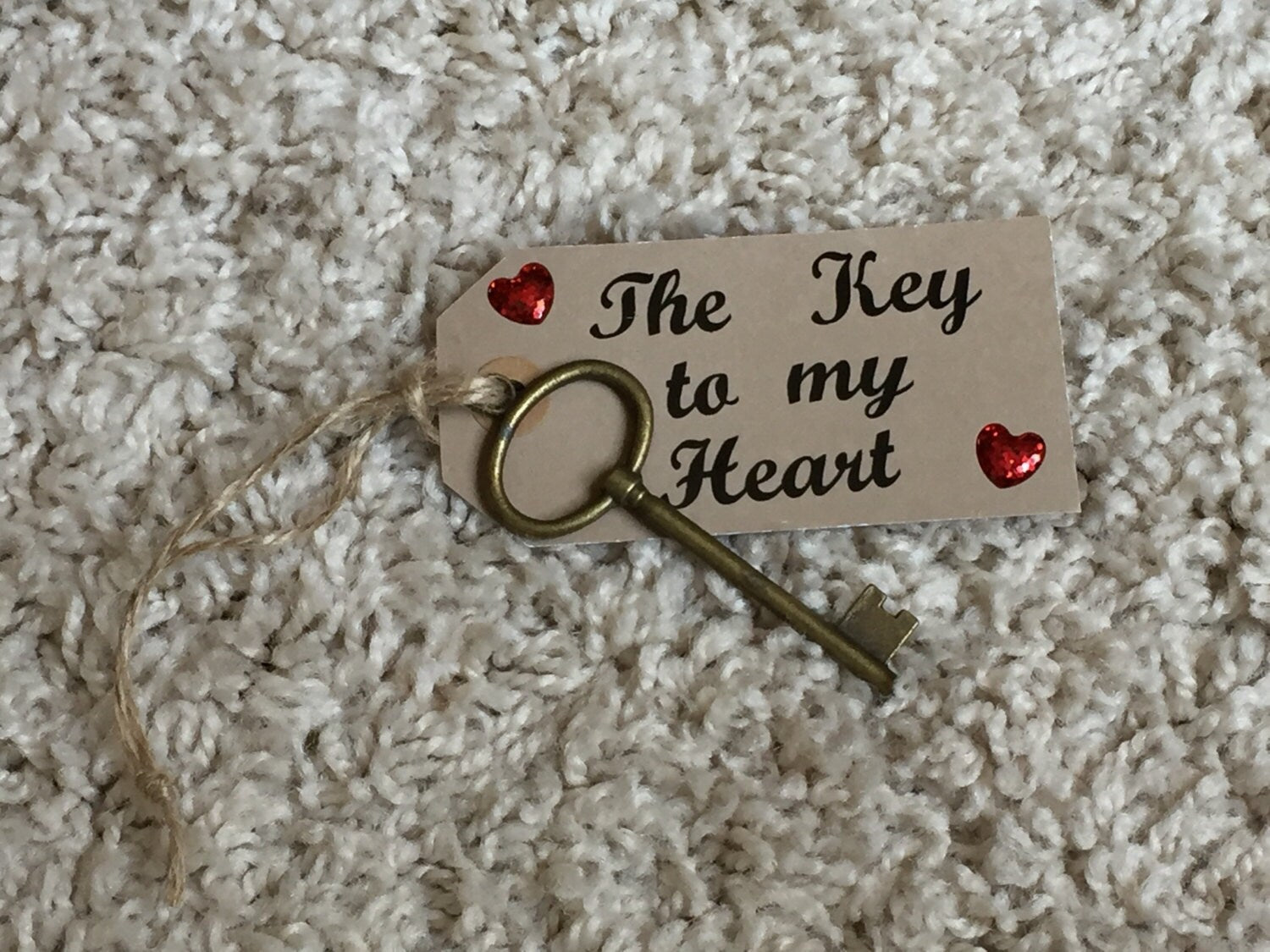 Key To My Heart - Beautiful Love Token - Perfect for Valentines or Anniversaries