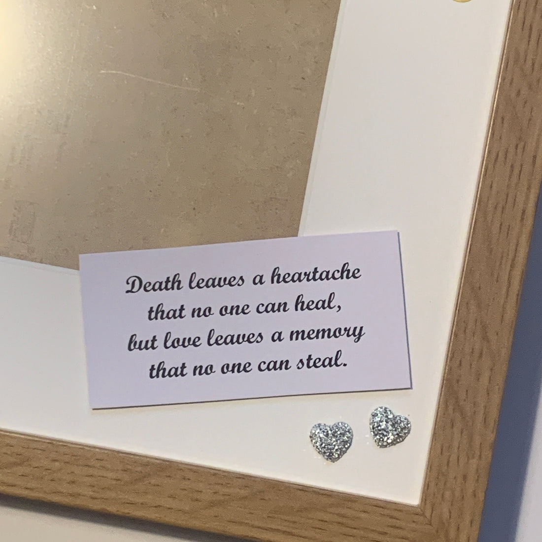 Memorial Bereavement Personalised Frame | Memorial Photo Memory Frame