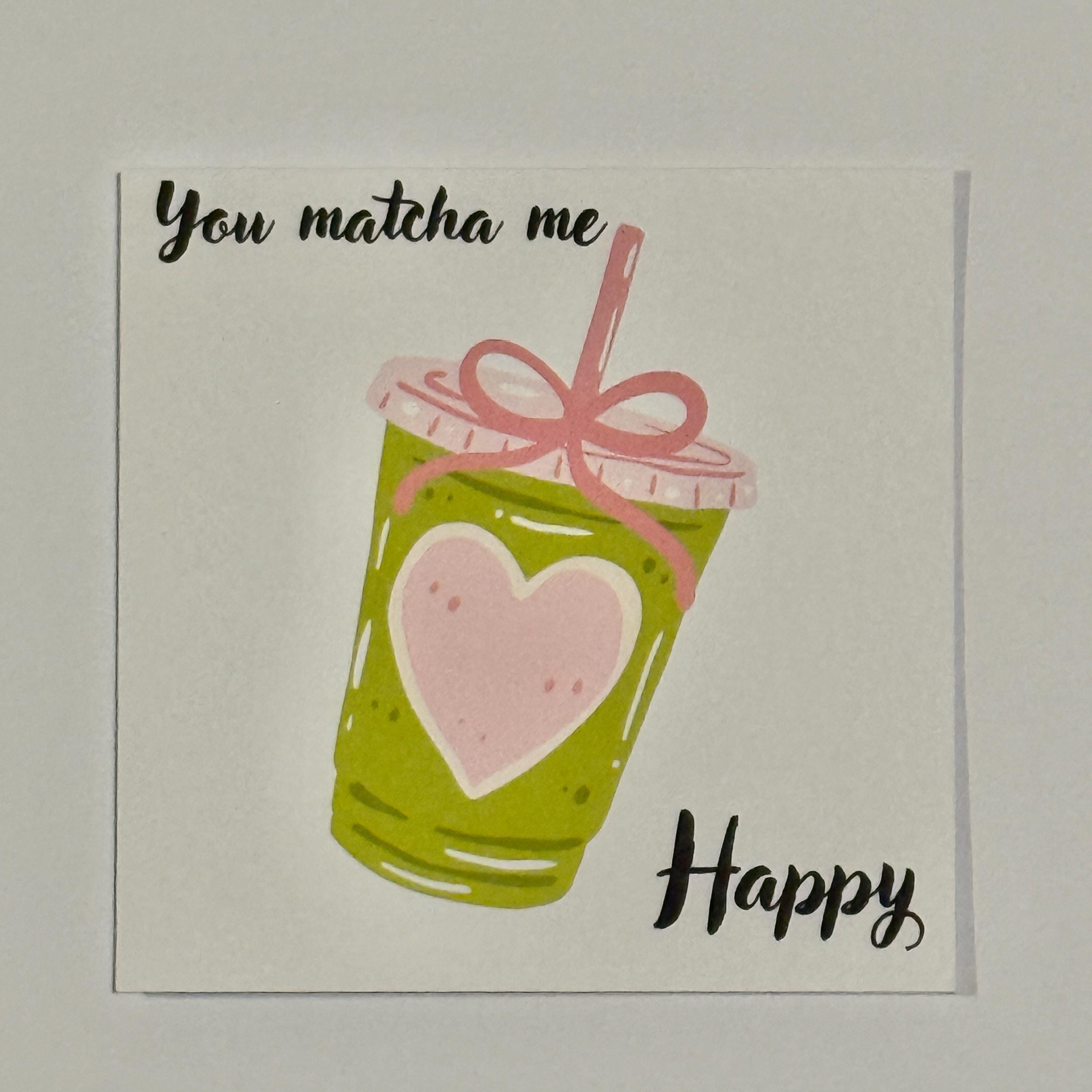 Matcha Pun Valentine's Card | Funny Love Card