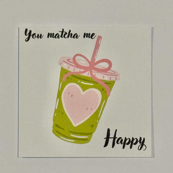 Matcha Pun Valentine's Card | Funny Love Card