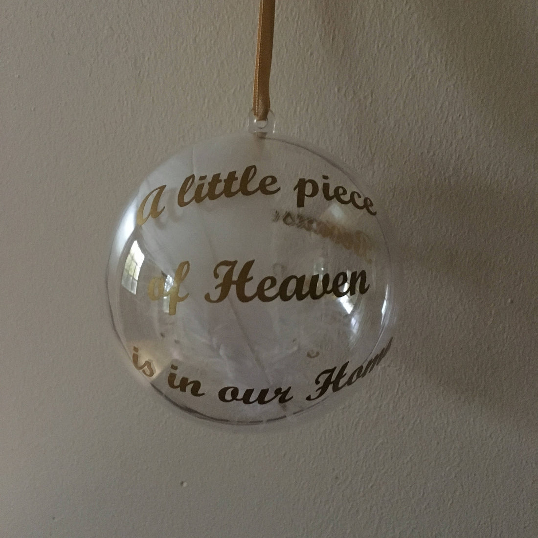 Someone In Heaven Memory Bauble - Remembrance Christmas Tree Decoration