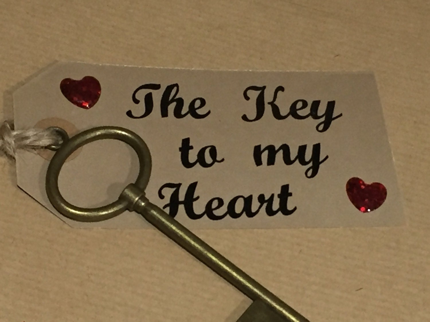 Key To My Heart - Beautiful Love Token - Perfect for Valentines or Anniversaries