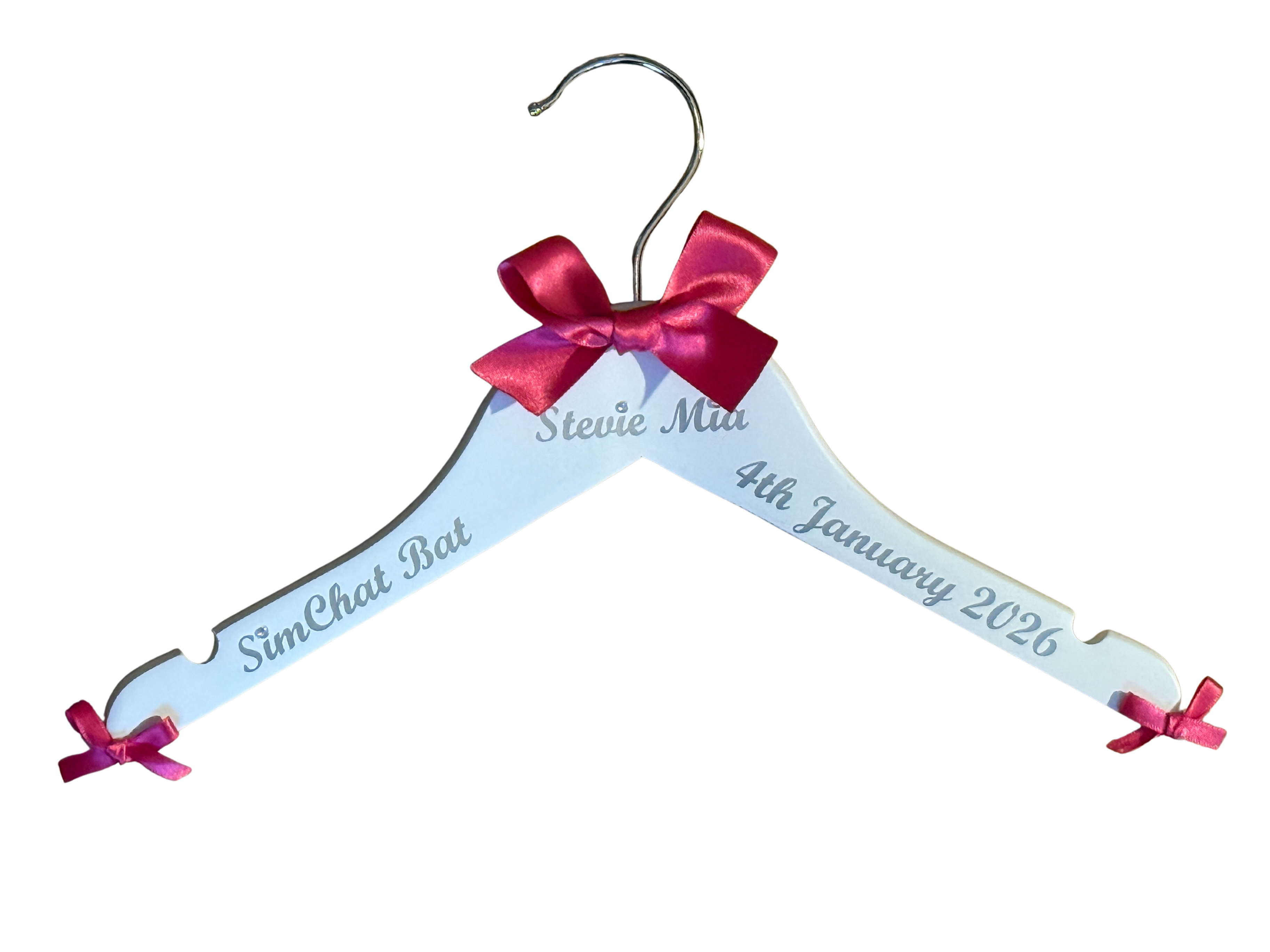 Simchat Bat/Brit Milah Hanger. Personalised Baby Girl or Boy Outfit Hanger for Jewish Ceremony. Unique Baby Gift. Fully customisable.