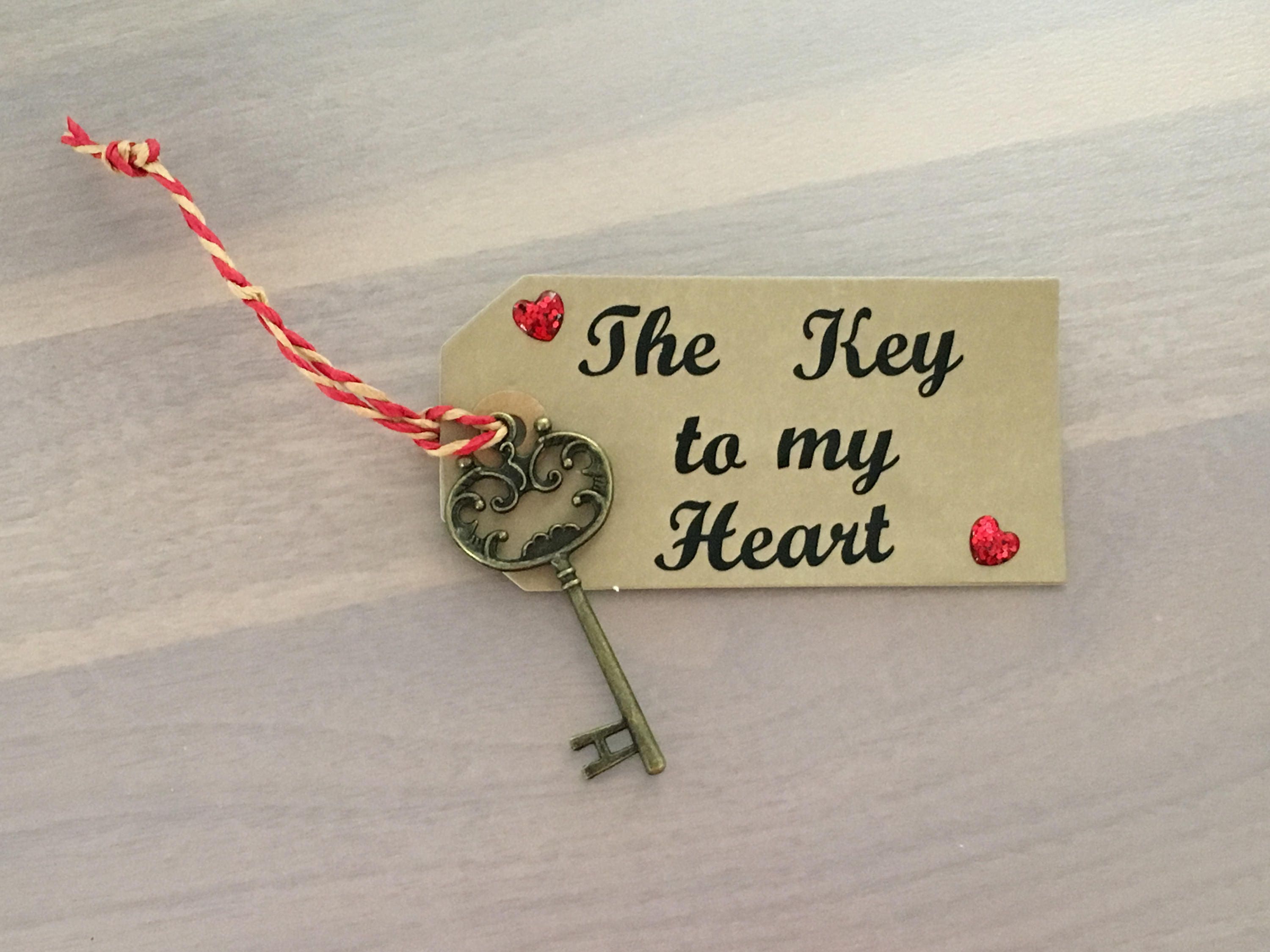 Key To My Heart - Beautiful Love Token - Perfect for Valentines or Anniversaries