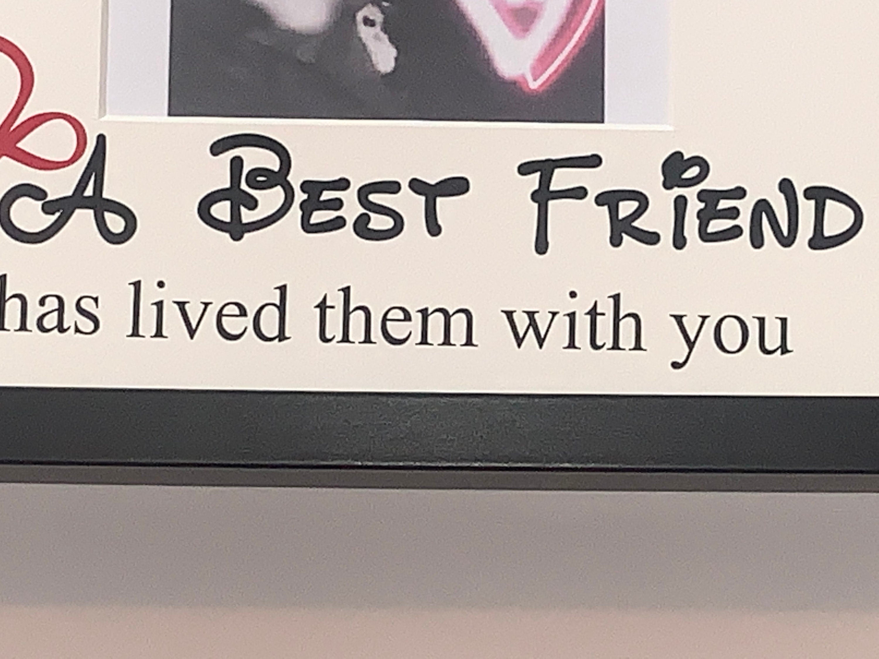 Best Friend Memories Deep Photo Box Frame. Perfect gift for that special friend.