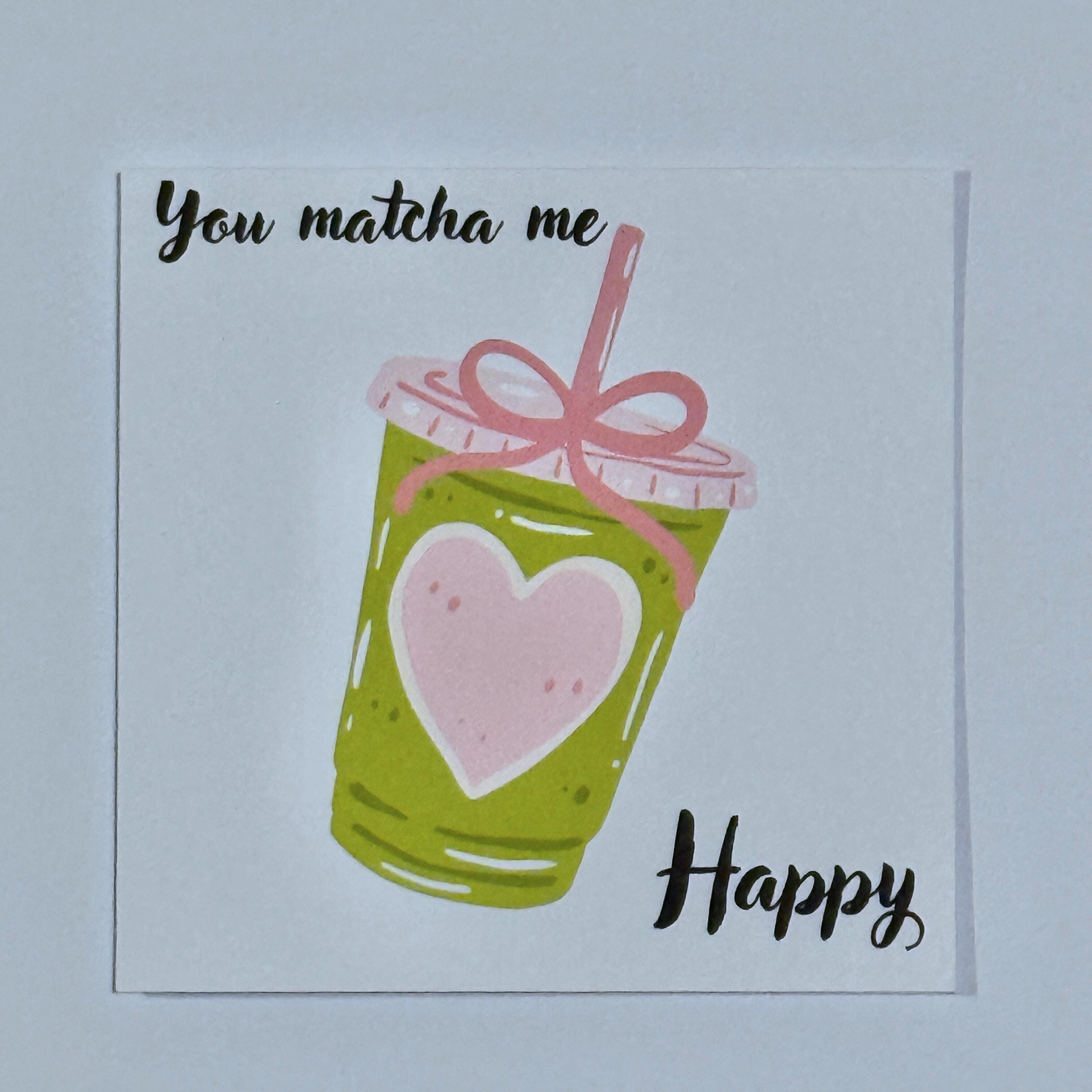 Matcha Pun Valentine's Card | Funny Love Card