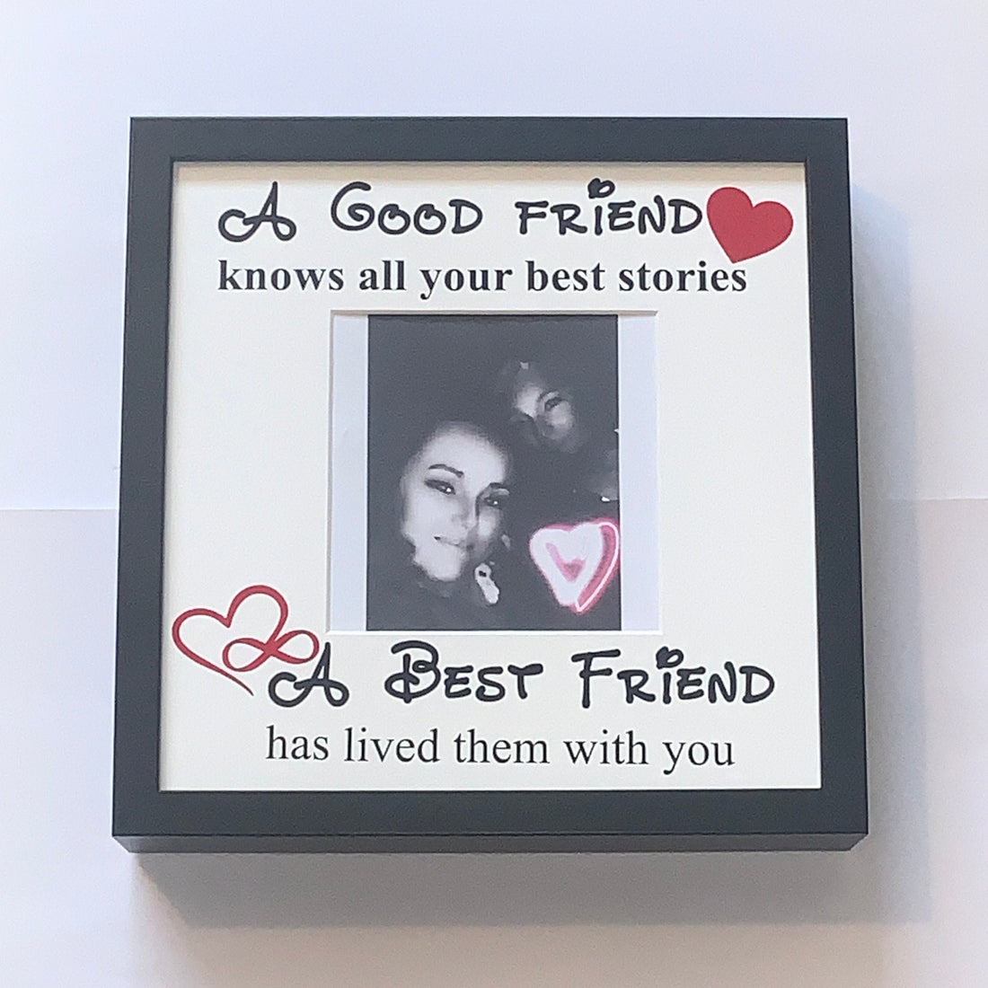 Best Friend Memories Deep Photo Box Frame. Perfect gift for that special friend.