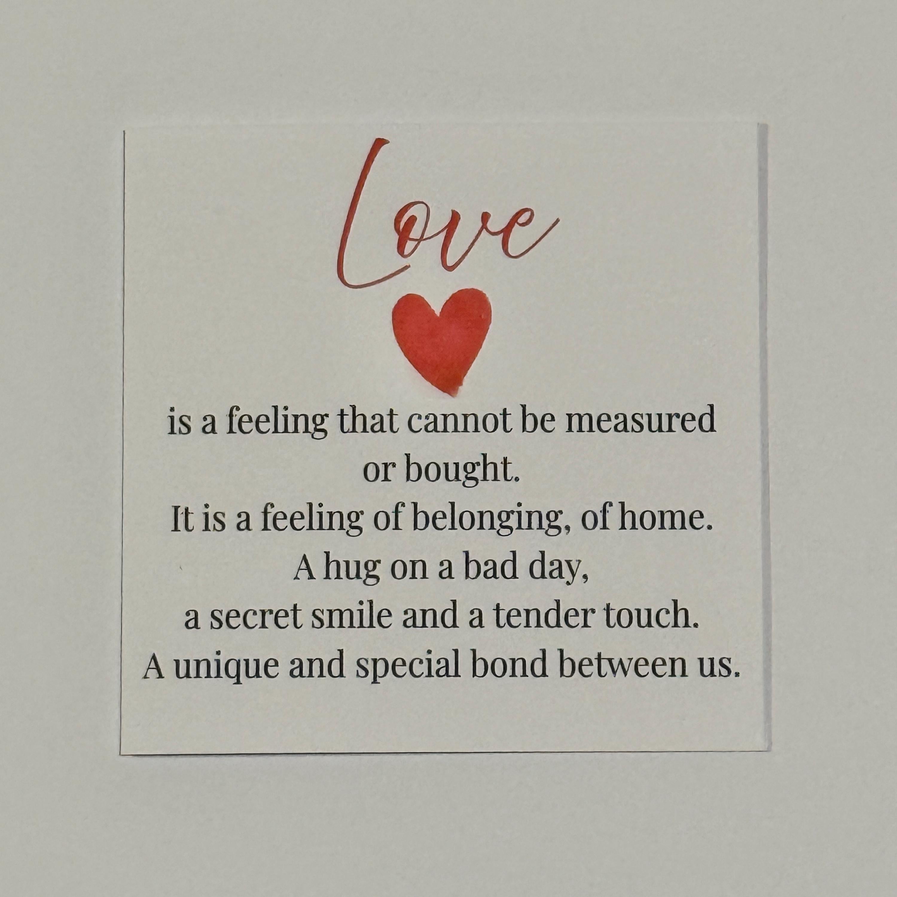 Love Definition Valentine's Card | Romantic Anniversary Gift