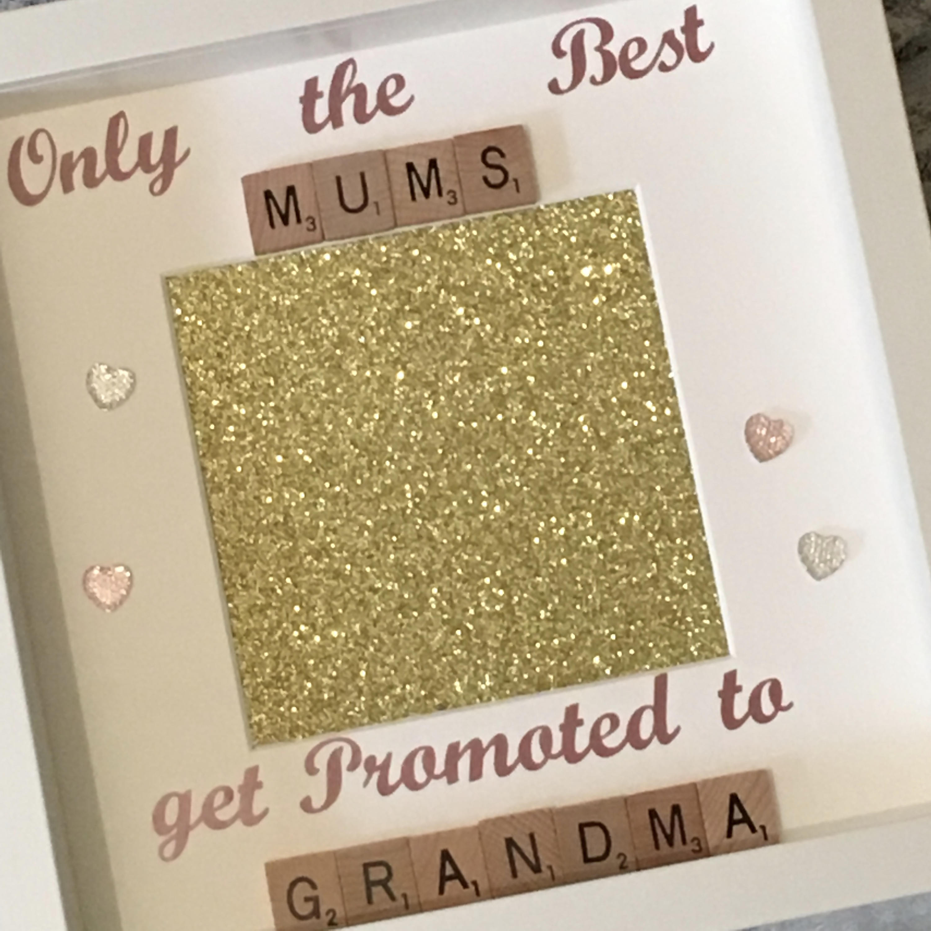 Best Mums to Nanny - Grandma - Letter Tile Photo Frame - Choice of Colours